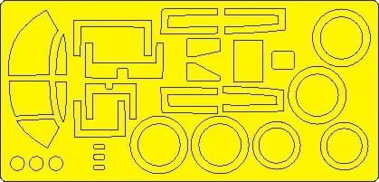 B-26K Counter Invader (early) mask for ICM 1:48
