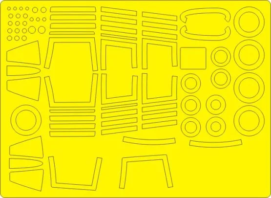 F-104A/C Starfighter EXPERT mask for Kinetc 1:48