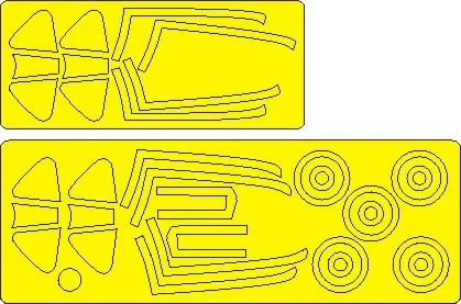 F-82F/G Twin Mustang EXPERT mask for Modelsvit 1:48