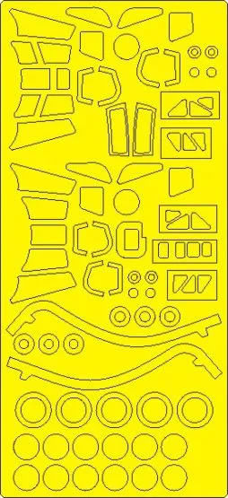 Mi-4 Hound EXPERT mask for Trumpeter 1:48