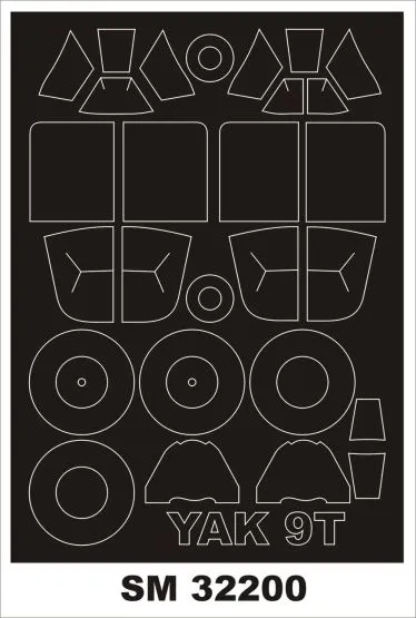 Yak-9T mask for ICM 1:32