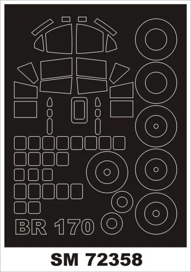 Bristol 170 mask for FLY 1:72