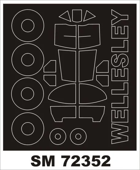 Vickers Wellesley I mask for Valom 1:72