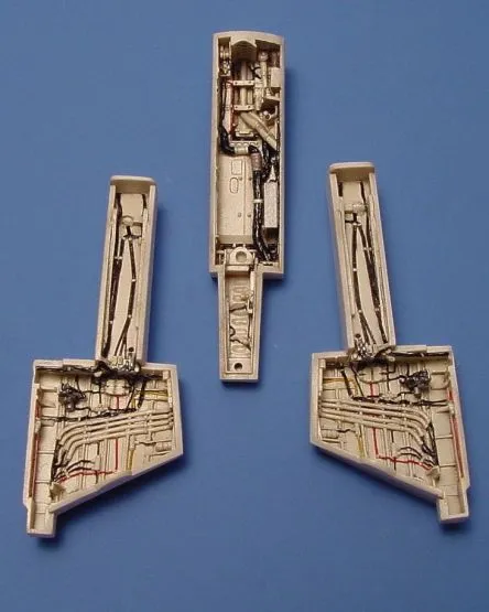 A-4 Skyhawk wheel bays for Hasegawa 1:48