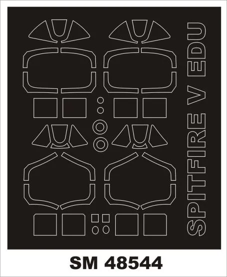 Spitfire Mk.V mask for Eduard 1:48