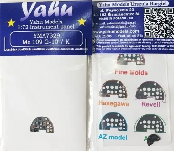 Bf 109G-10/K - Instrument panel 1:72