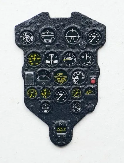 P-43 Lancer - Instrument panel 1:48 P-43 Lancer - Instrument panel 1:48
