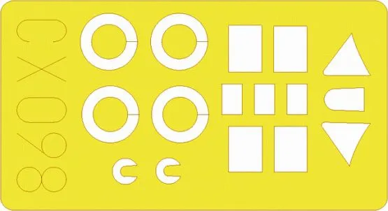 MC.202 Folgore mask for Italeri 1:72