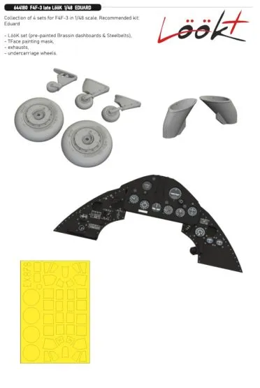 F4F-3 late LööKplus set for Eduard 1:48