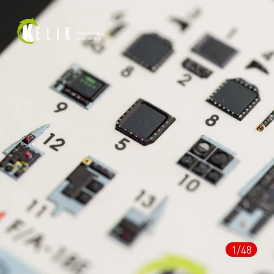 F/A-18E Super Hornet interior for MENG 1:72