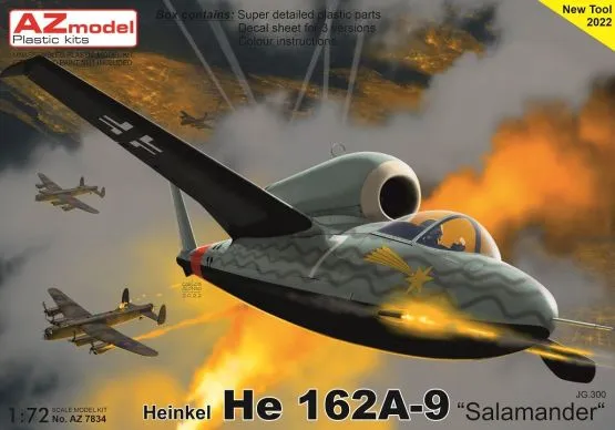 He 162A-9 Salamander JG.300 1:72