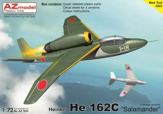 He 162C Salamander In foreign services 1:72