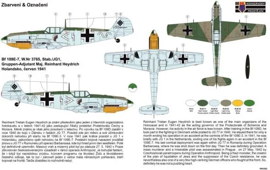 Bf 109E-7 Reinhard Heydrich 1:72