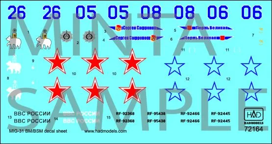 MiG-31BM/BSM Foxhound 1:72