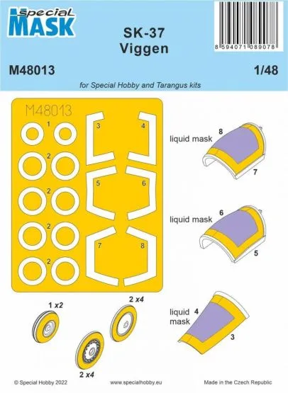 SK-37 Viggen MASK 1:48