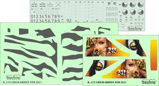 Saab 39 - Czech Gripen NTM 2017 1:72