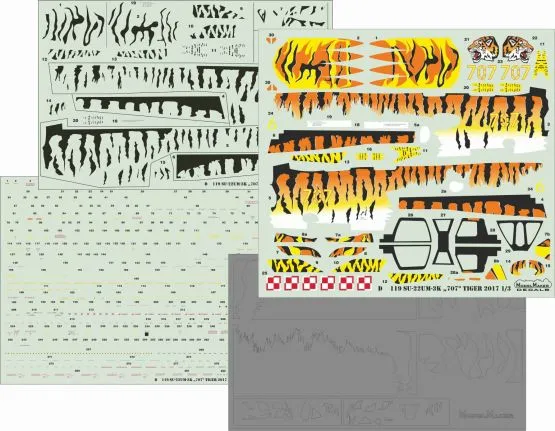 Su-22UM-3K „707" Tiger 2017 1:72