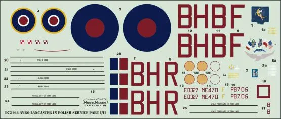 Avro Lancaster in Polish service part II 1:72