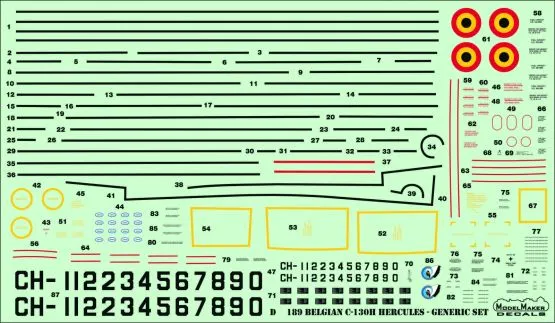 C-130H Hercules - Belgian Generic set 1:72