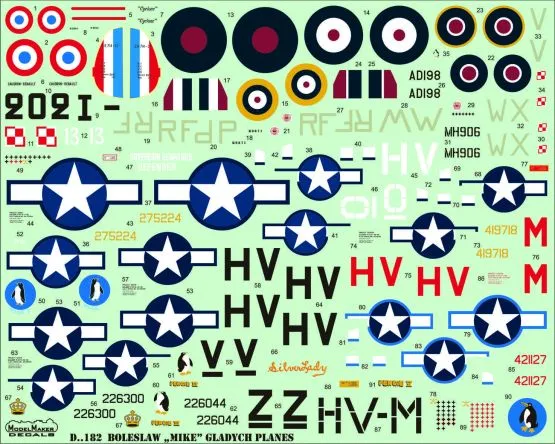 Boleslaw „Mike” Gladych planes 1:48