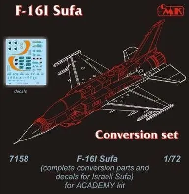 F-16I Sufa conversion set for Academy 1:72