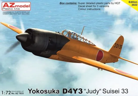 Yokosuka D4Y3 Judy Suisei 33 1:72