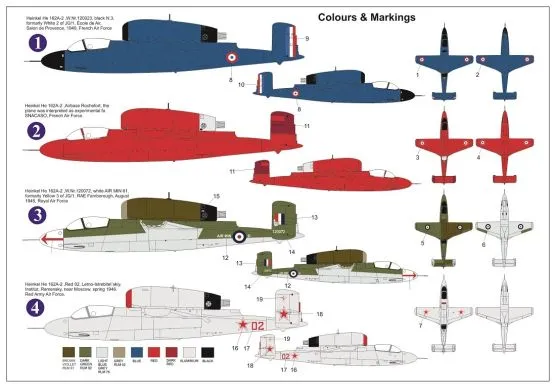 Heinkel He 162A-2 "Post war" 1:72