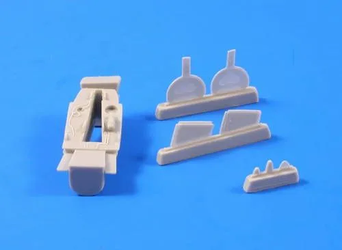 P-39D,F,K,M,N,Q wheel bays for Hasegawa 1:48