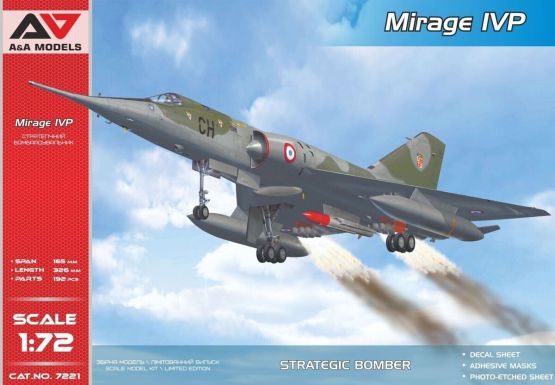 Mirage IVP with ASMP nuclear missile 1:72