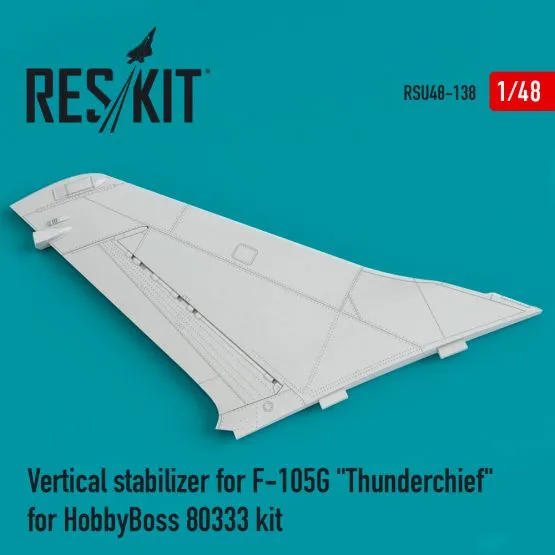 F-105G Thunderchief Vertical stabilizer for HobbyBoss 1:48