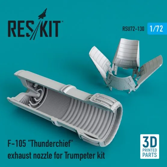 F-105 exhaust nozzle for Trumpeter 1:72