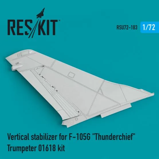 F-105G Vertical stabilizer for Trumpeter 1:72