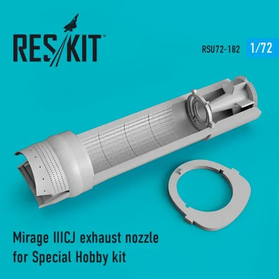 Mirage IIICJ exhaust nozzle for Special Hobby 1:72