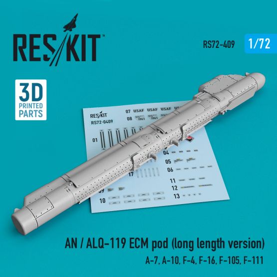 AN / ALQ-119 ECM pod (long length version) 1:72