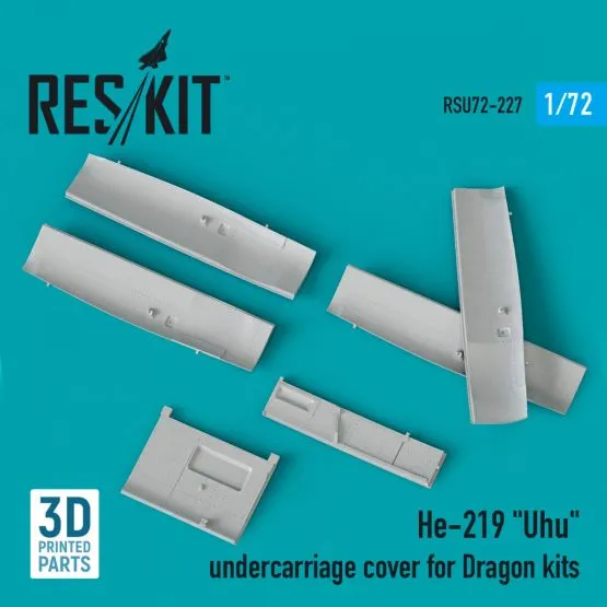 He 219 Uhu undercarriage covers for Dragon 1:72