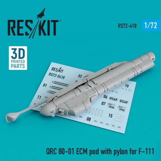 QRC 80-01 ECM pod with pylon for F-111 1:72
