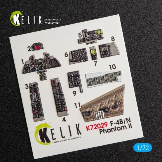 F-4(B,N) "Phantom II" interior for Hasegawa 1:72