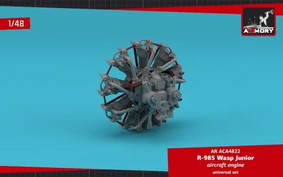 R-985 Wasp Junior aircraft engine 1:48