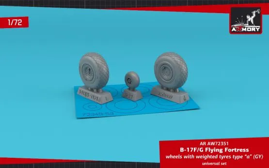 B-17F/G Flying Fortress wheels type “a” 1:72