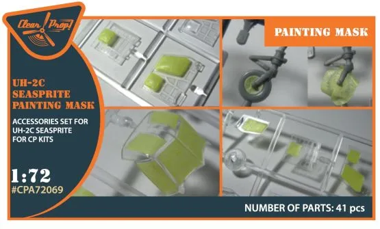 UH-2C SEASPRITE mask for Clear Prop 1:72