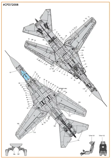 MiG-23ML, MLA, MLD, P, MLAE standard stencils 1:72