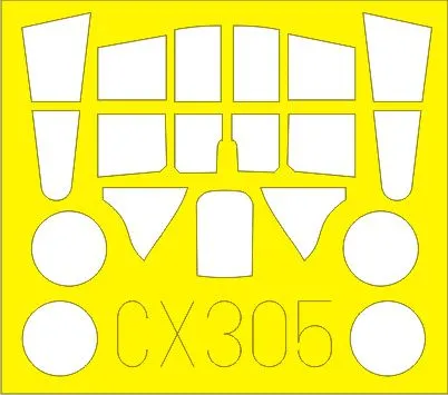 P-40B mask for Airfix 1:72