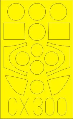 Spitfire PR. XIX mask for Airfix 1:72