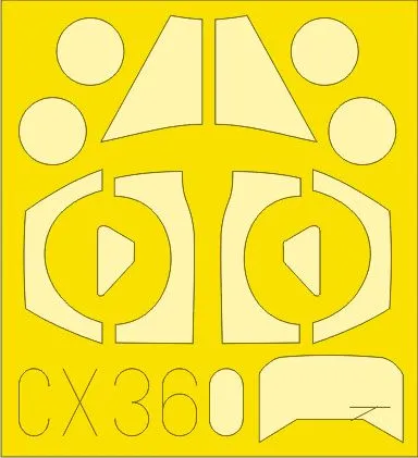 Vampire T.11 mask for Airfix 1:72