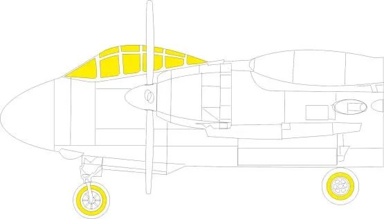 AJ-1 mask for Roden 1:72