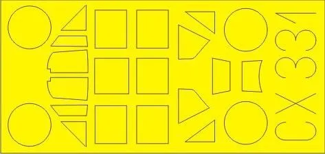 Bf 109E mask for Airfix 1:72