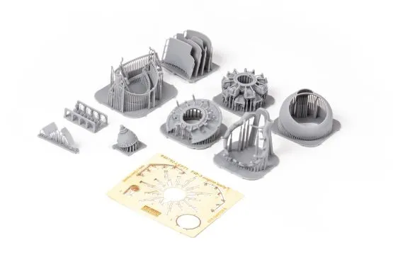 F4F-3A engine PRINT 1:48