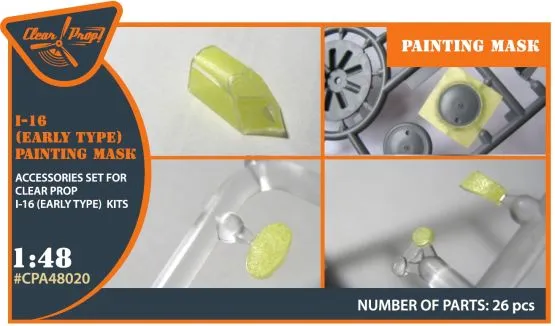 I-16 (early version) mask for C.P. 1:48