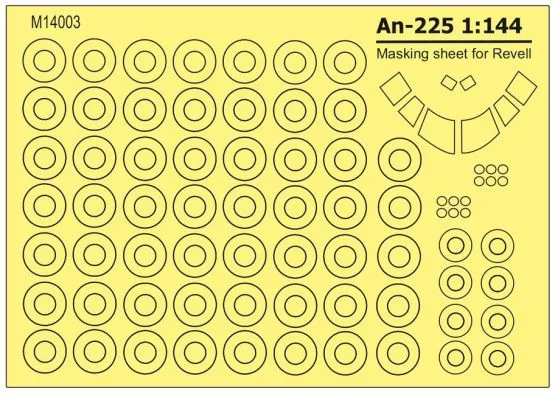 An-225 mask for Revell 1:144