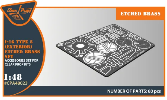 I-16 type 5 EXTERIOR PE parts for CP 1:48